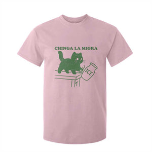 Chinga la Migra T Shirt For Kid Funny Subtle FDT Cat Meme TS10 Light Pink Print Your Wear