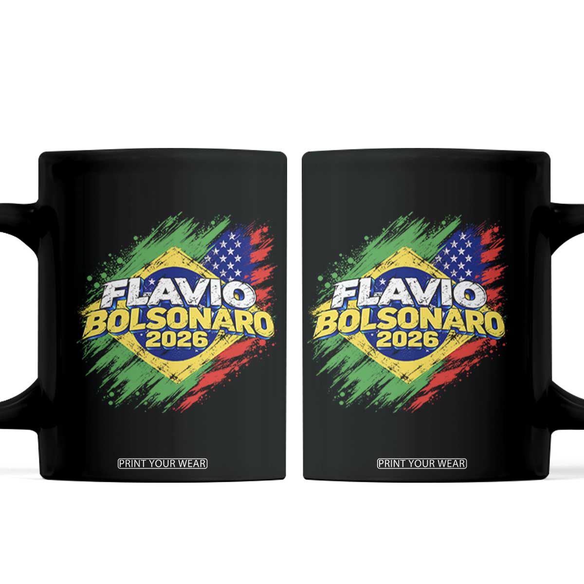 Deus Patria Familia Flavio Bolsonaro 2026 Coffee Mug