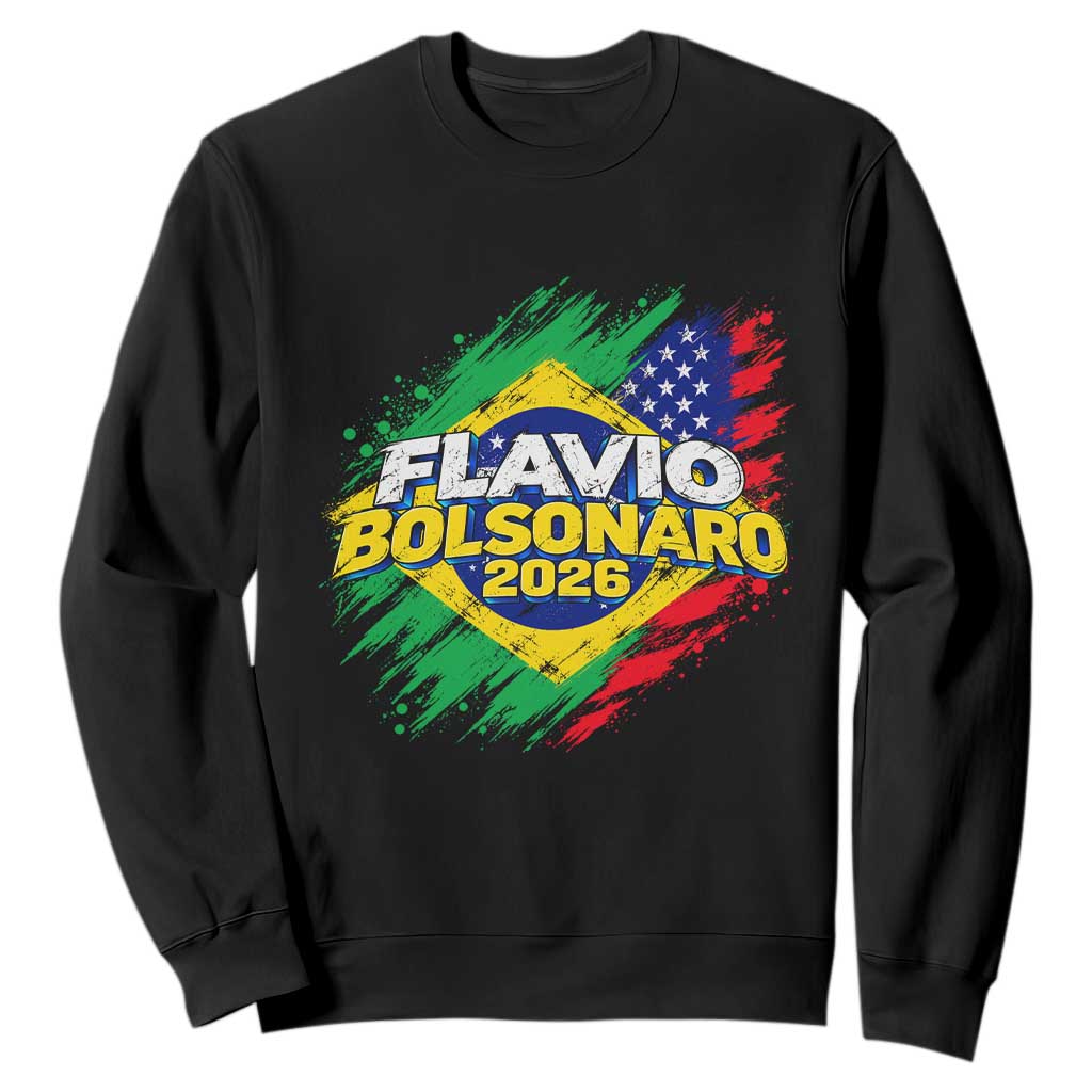 Deus Patria Familia Flavio Bolsonaro 2026 Sweatshirt