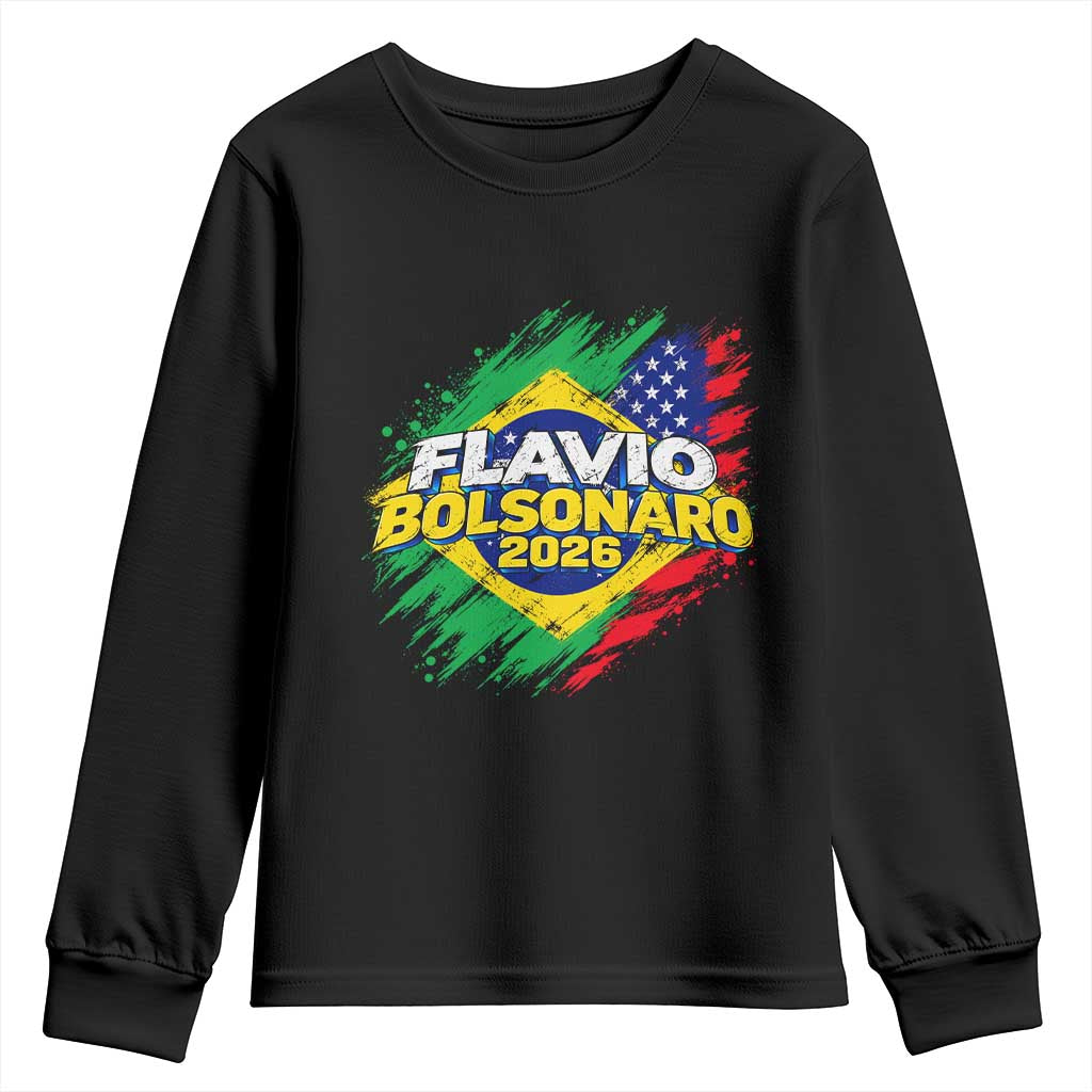 Deus Patria Familia Flavio Bolsonaro 2026 Youth Sweatshirt