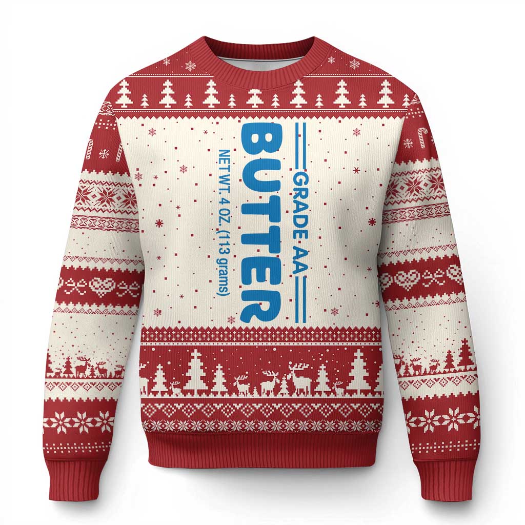 Stick of Salted Butter Funny Easy Halloween Costume Ugly Christmas Sweater Funny Food Concept