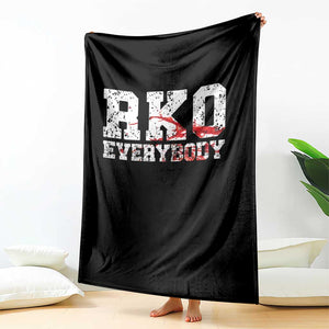 RKO Everybody Blood Throw Blanket TS10 Print Your Wear