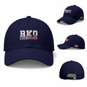 RKO Everybody Blood Baseball Cap TS10 Baseball Cap Universal Fit Dark Blue Print Your Wear