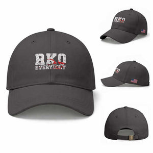 RKO Everybody Blood Baseball Cap TS10 Baseball Cap Universal Fit Dark Gray Print Your Wear