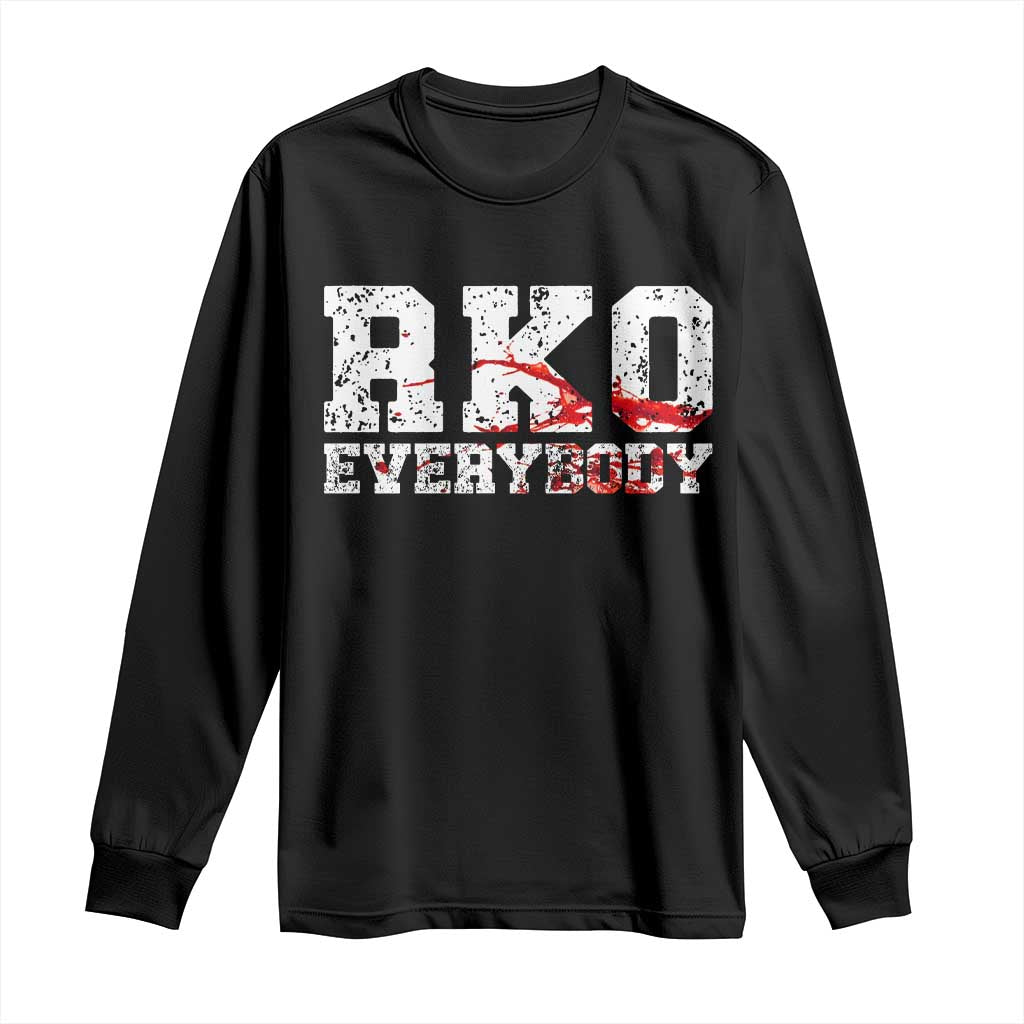 RKO Everybody Blood Long Sleeve Shirt TS10 Black Print Your Wear