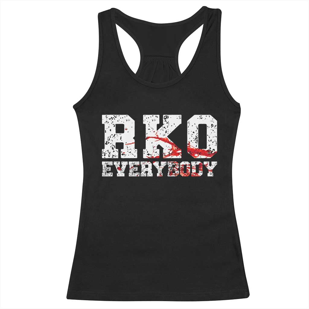 RKO Everybody Blood Racerback Tank Top TS10 Black Print Your Wear