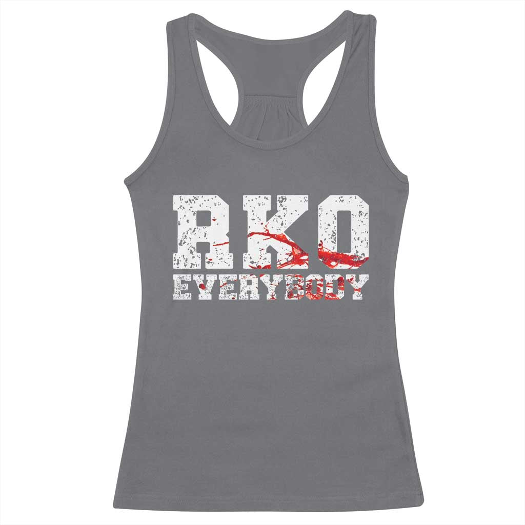 RKO Everybody Blood Racerback Tank Top TS10 Charcoal Print Your Wear
