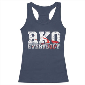 RKO Everybody Blood Racerback Tank Top TS10 Navy Print Your Wear