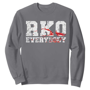RKO Everybody Blood Sweatshirt TS10 Charcoal Print Your Wear