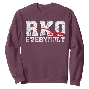 RKO Everybody Blood Sweatshirt TS10 Maroon Print Your Wear