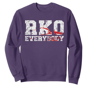 RKO Everybody Blood Sweatshirt TS10 Purple Print Your Wear