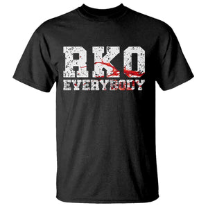 RKO Everybody Blood T Shirt - Wrestling Fan Graphic Tee - Bold Statement Shirt TS10 Black Print Your Wear