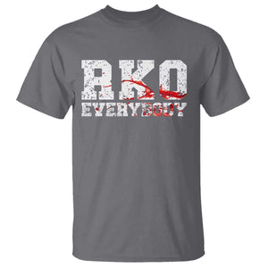 RKO Everybody Blood T Shirt - Wrestling Fan Graphic Tee - Bold Statement Shirt TS10 Charcoal Print Your Wear