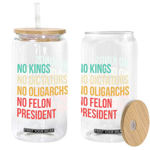 No Kings Glass Can Retro Resistance TS10 Print Your Wear