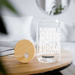 I Need A Hug From A Baddie Glass Can Funny Saying Quote TS10 Print Your Wear
