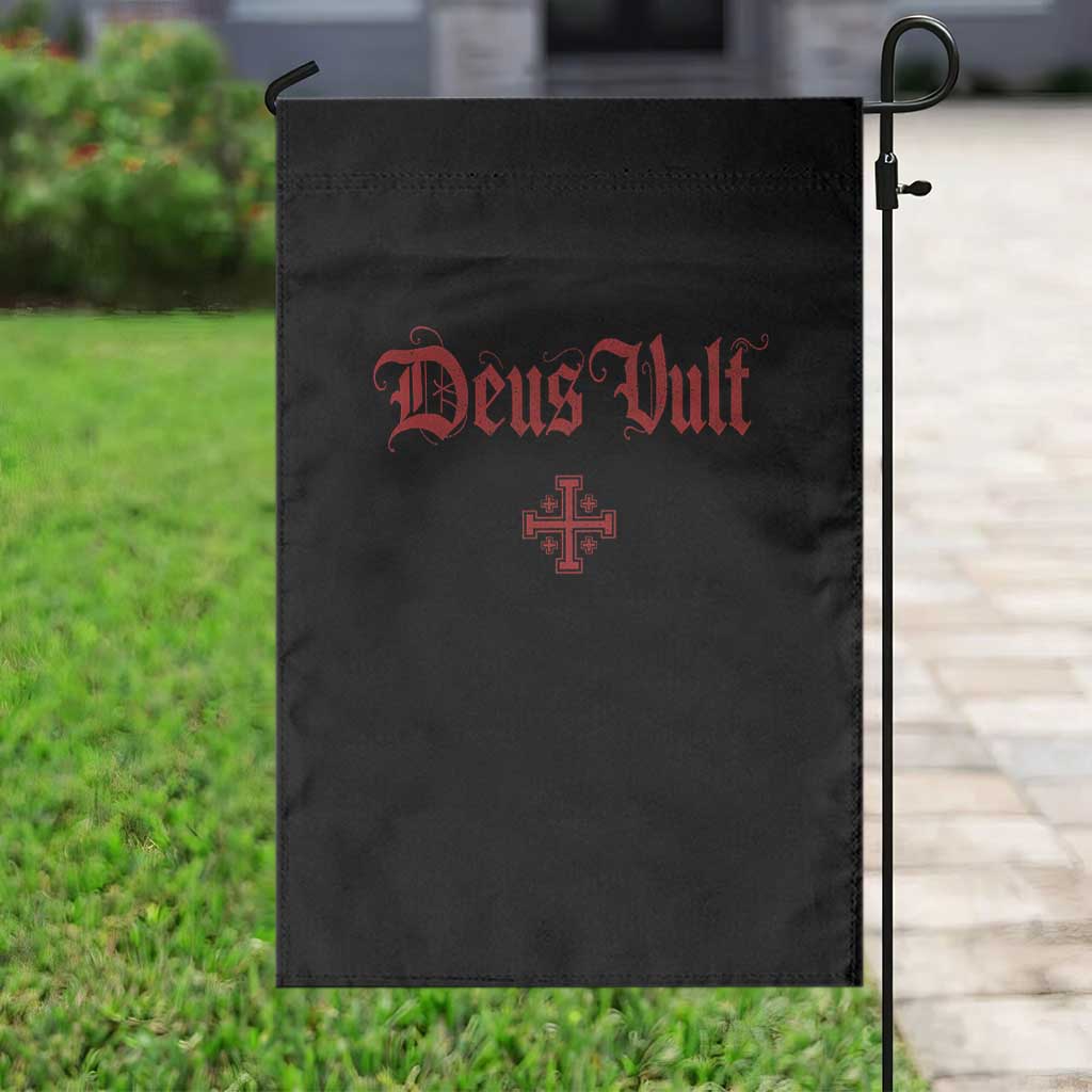 Catholic Knights Templar Cross Garden Flag Crusader Deus Vult TS10 Print Your Wear
