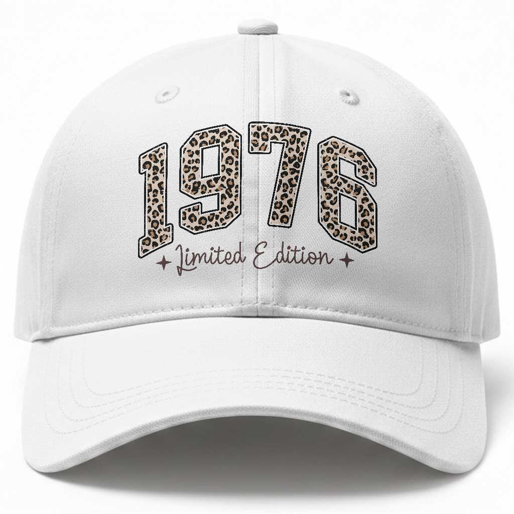 1976 Retro Birthday Baseball Cap 50 Year Old Leopard 50th Birthday Gifts For Women TS10 Print Your Wear