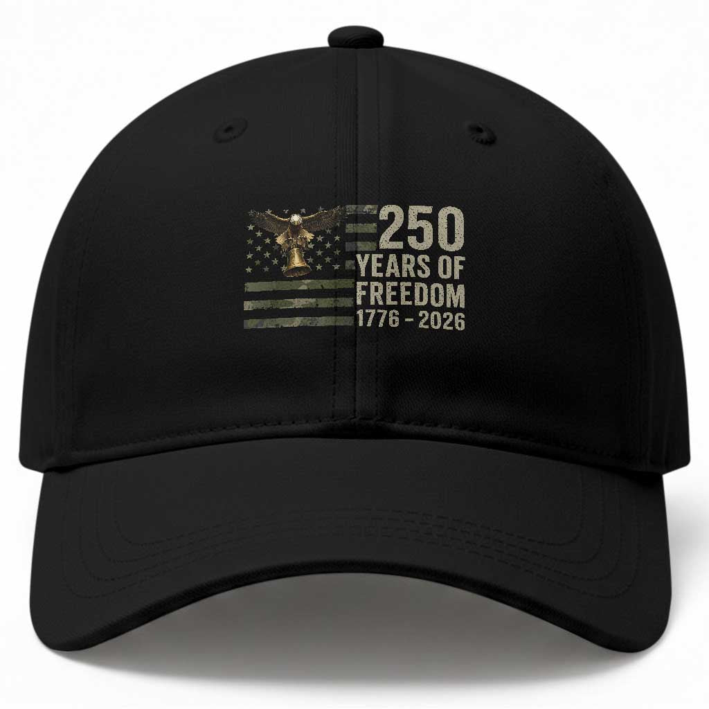250th Anniversary Baseball Cap 1776 2026 250 Years Birthday Patriotic Camouflage USA Flag TS10 Print Your Wear