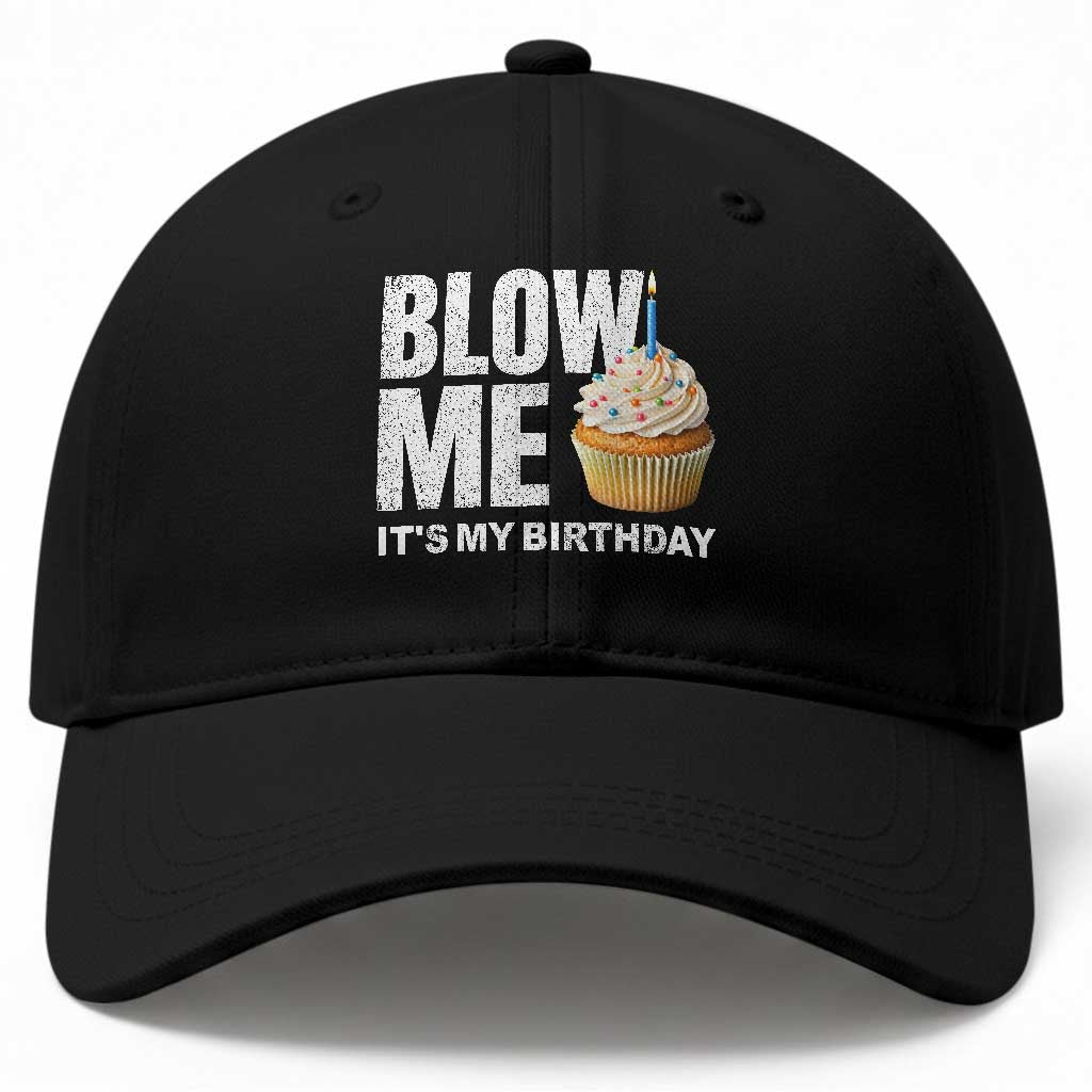 Blow Me Its My Birthday Baseball Cap Funny Adult Humor Dirty Jokes Bday Gag Gifts TS10 Print Your Wear