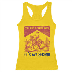 Toddler Baby Boy 2nd Birthday Racerback Tank Top This Aint My First Rodeo Its My Second TS10 Daisy Print Your Wear