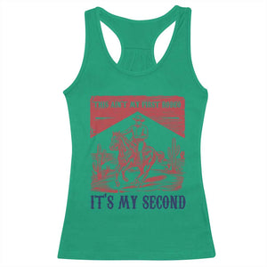 Toddler Baby Boy 2nd Birthday Racerback Tank Top This Aint My First Rodeo Its My Second TS10 Irish Green Print Your Wear