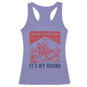 Toddler Baby Boy 2nd Birthday Racerback Tank Top This Aint My First Rodeo Its My Second TS10 Violet Print Your Wear