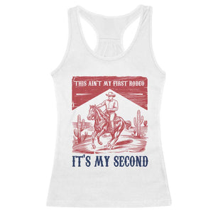 Toddler Baby Boy 2nd Birthday Racerback Tank Top This Aint My First Rodeo Its My Second TS10 White Print Your Wear