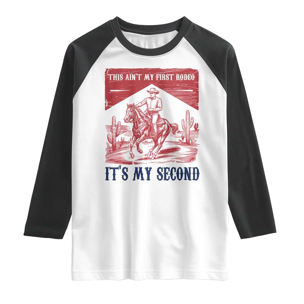 Toddler Baby Boy 2nd Birthday Raglan Shirt This Aint My First Rodeo Its My Second TS10 White Black Print Your Wear