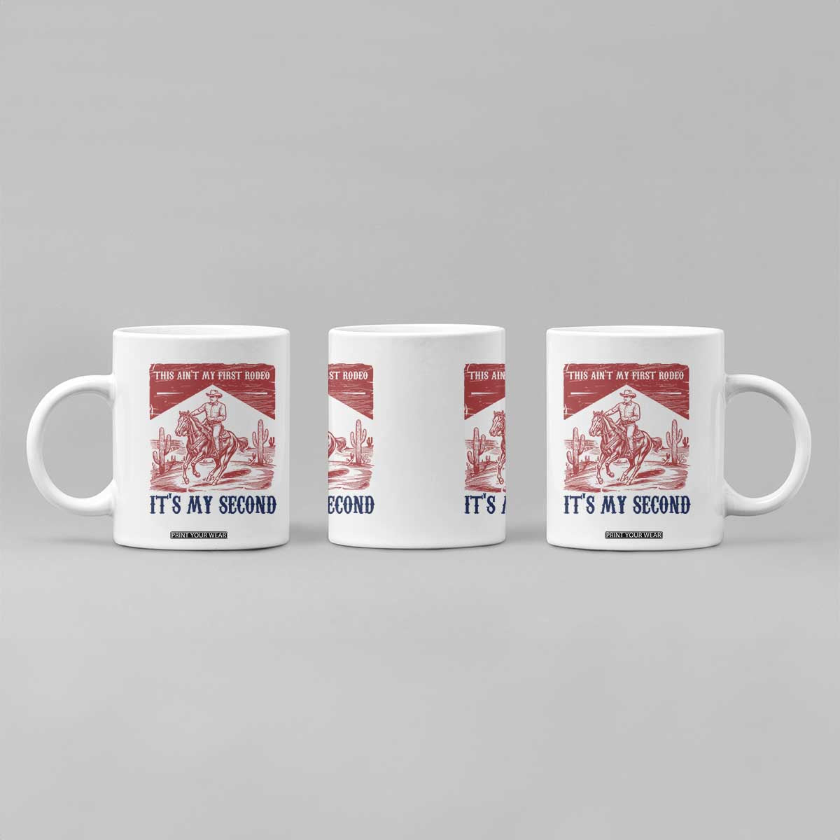 Toddler Baby Boy 2nd Birthday Coffee Mug This Aint My First Rodeo Its My Second TS10 Print Your Wear