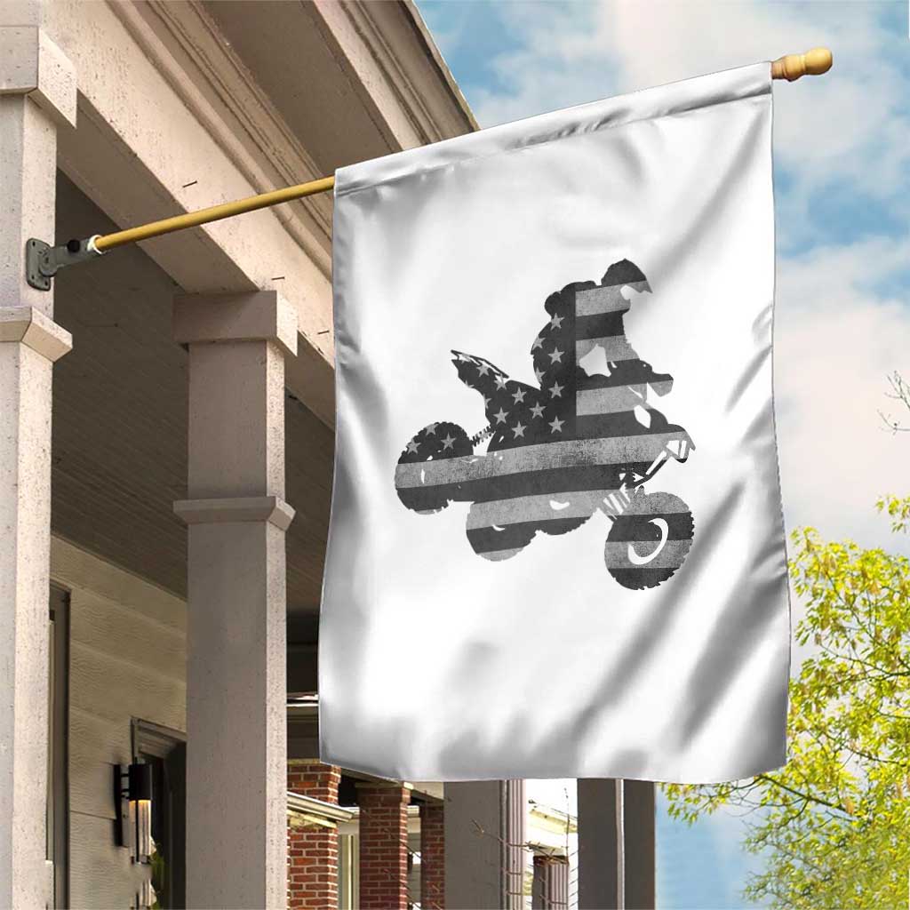 Cool ATV Garden Flag Quad 4 Wheeler ATV Riding American Flag TS10 Print Your Wear