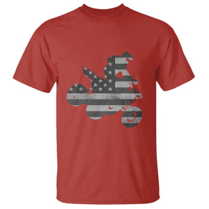 Cool ATV T Shirt Quad 4 Wheeler ATV Riding American Flag TS10 Red Print Your Wear