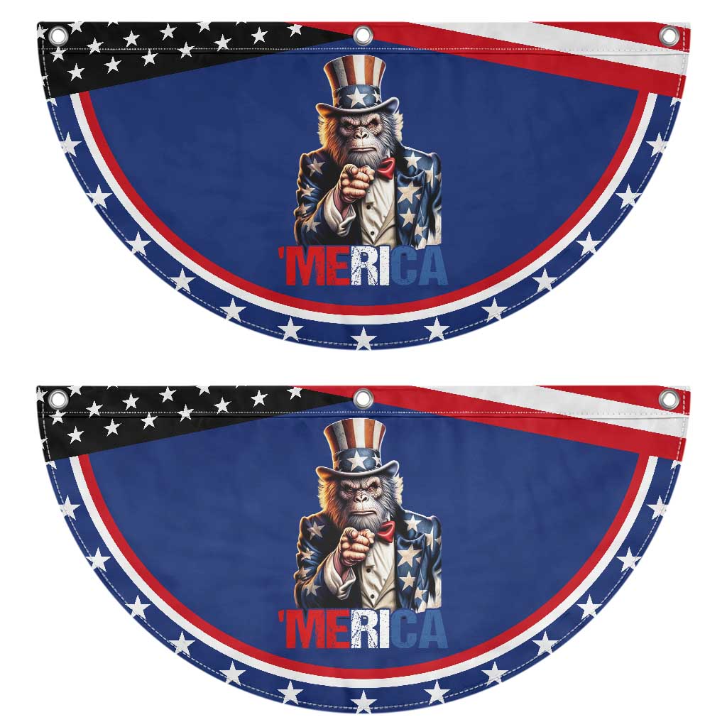 Bigfoot Merica Patriotic Fan Flag American Flag 4th Of July Uncle Sam TS10 2pcs pack Classic Navy Print Your Wear
