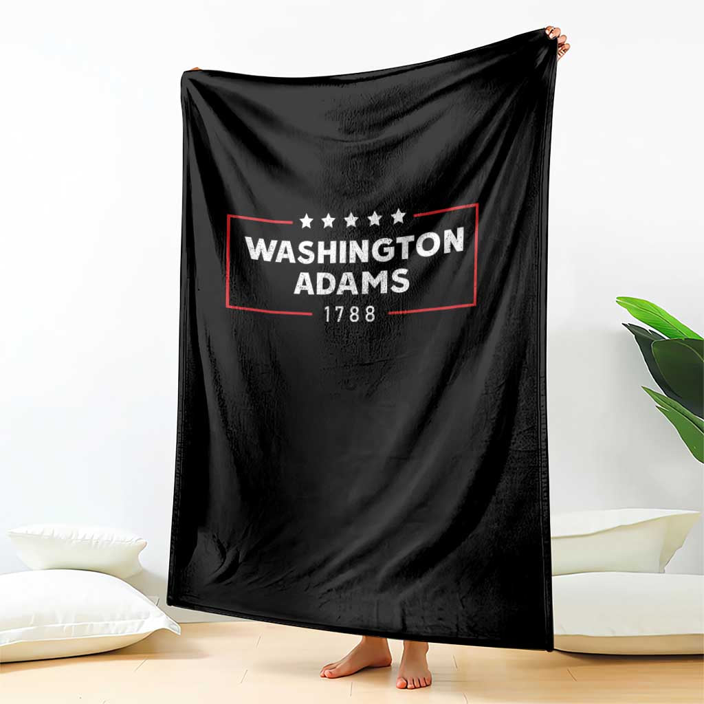 4th July George Washington 1788 Throw Blanket Retro President Campaign TS10 Print Your Wear