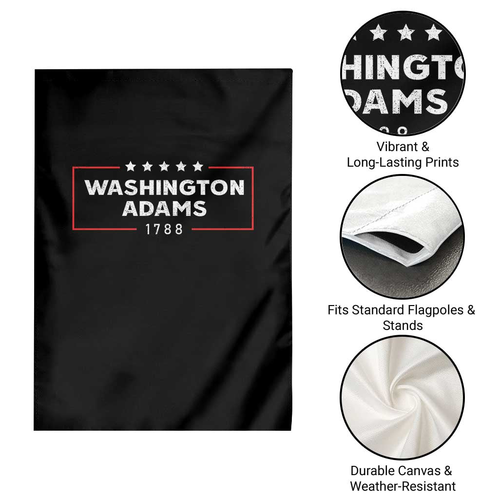 4th July George Washington 1788 Garden Flag Retro President Campaign TS10 Print Your Wear