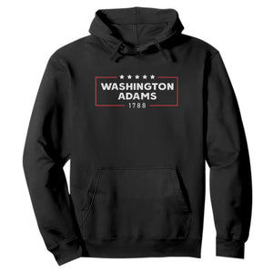4th July George Washington 1788 Hoodie Retro President Campaign TS10 Black Print Your Wear