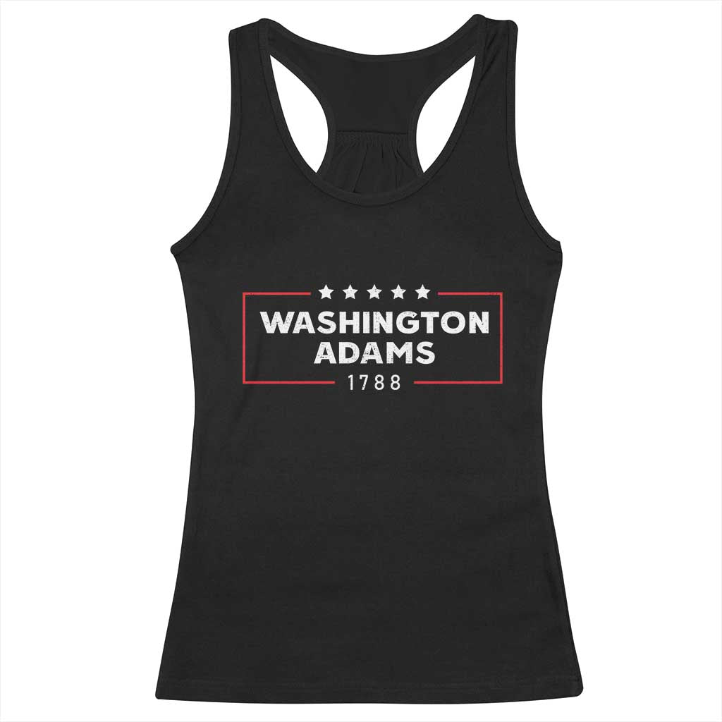 4th July George Washington 1788 Racerback Tank Top Retro President Campaign TS10 Black Print Your Wear