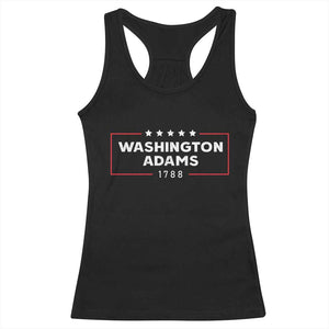 4th July George Washington 1788 Racerback Tank Top Retro President Campaign TS10 Black Print Your Wear