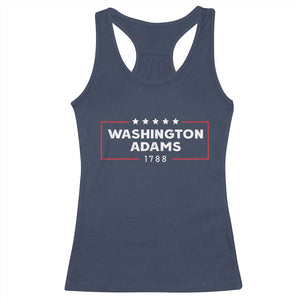 4th July George Washington 1788 Racerback Tank Top Retro President Campaign TS10 Navy Print Your Wear