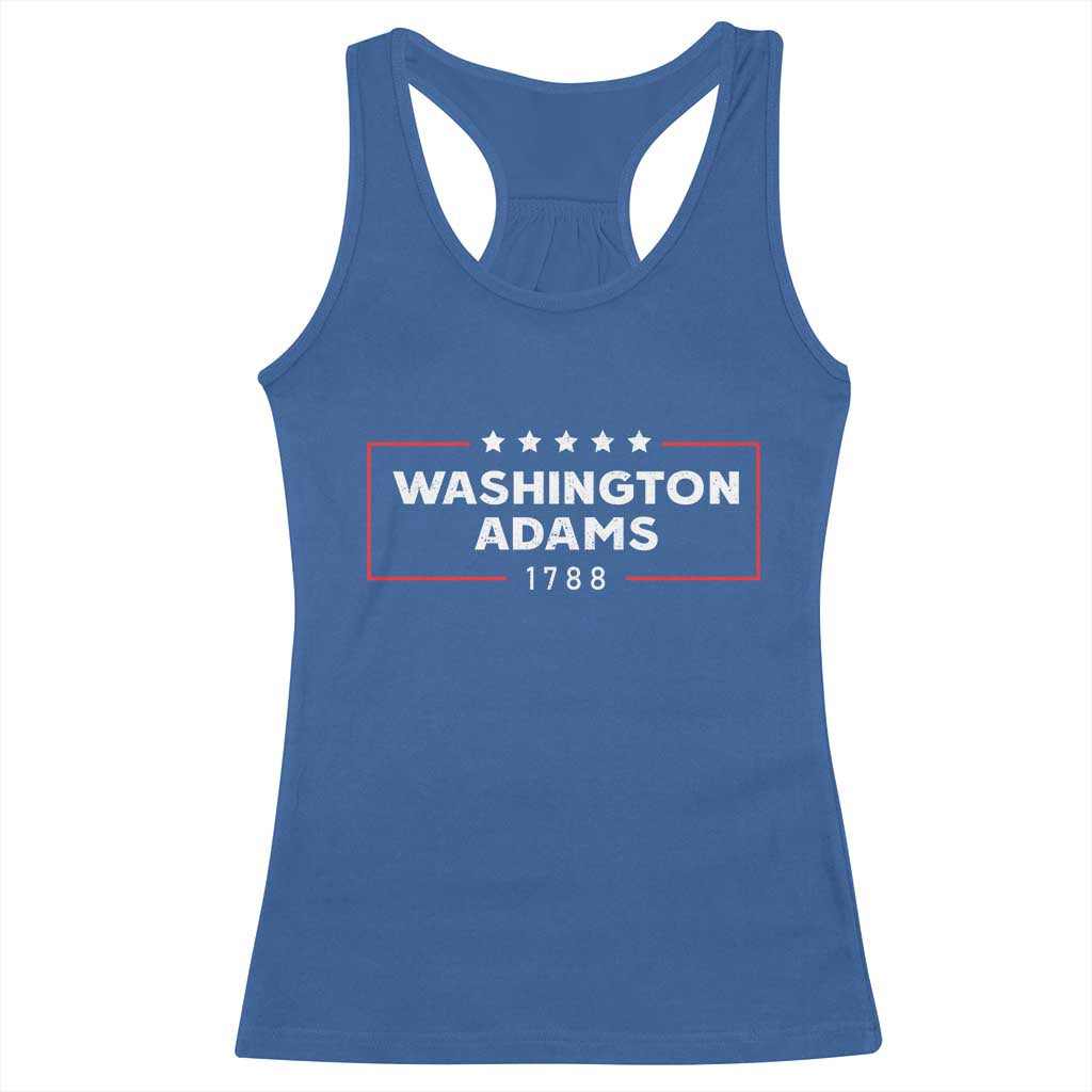 4th July George Washington 1788 Racerback Tank Top Retro President Campaign TS10 Royal Blue Print Your Wear