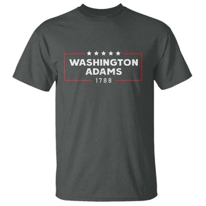 4th July George Washington 1788 T Shirt Retro President Campaign TS10 Dark Heather Print Your Wear