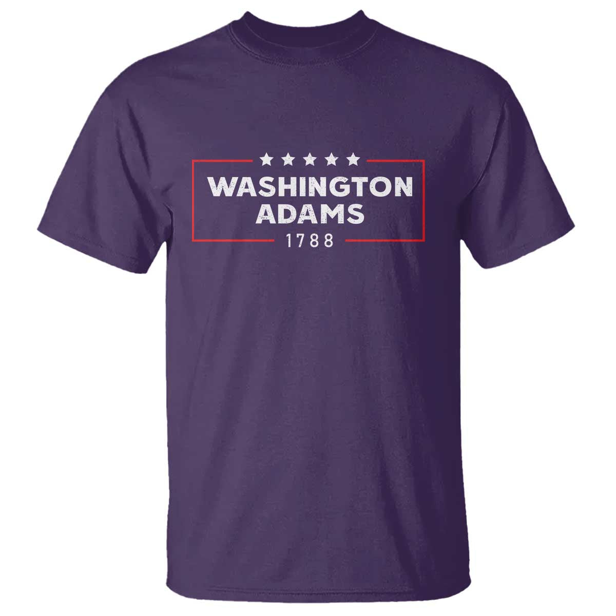 4th July George Washington 1788 T Shirt Retro President Campaign TS10 Purple Print Your Wear