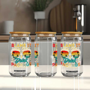 Funny Cruise Glass Can Blame it on The Cruise Package Cruising Matching TS10 Print Your Wear
