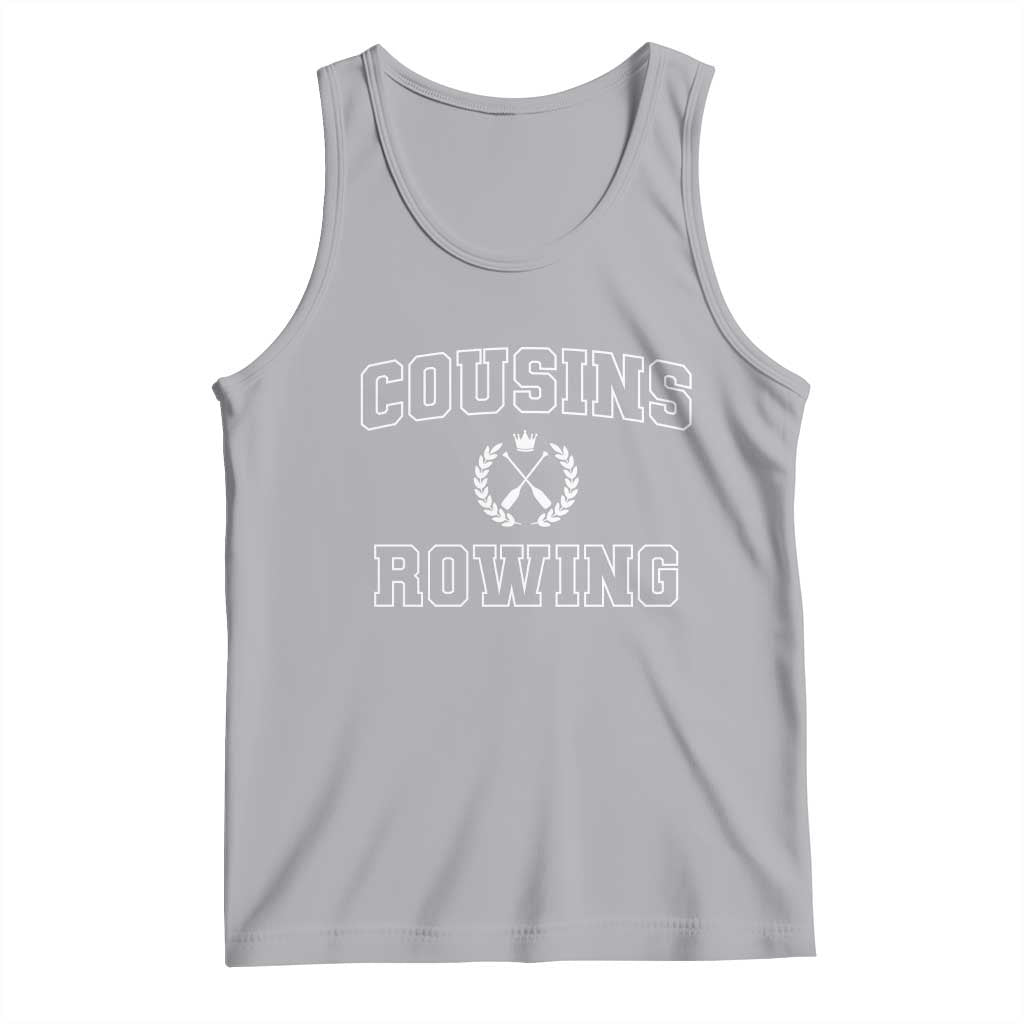 Cousins Rowing Tank Top Summer Romance Beach Vibes TS10 Athletic Heather Print Your Wear