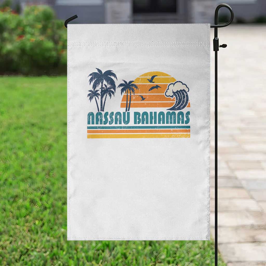 Vintage Nassau Garden Flag Bahamas Vacation Beach Summer Retro Sunset TS10 Print Your Wear