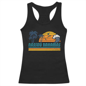 Vintage Nassau Racerback Tank Top Bahamas Vacation Beach Summer Retro Sunset TS10 Black Print Your Wear