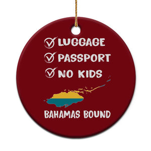 Bahamas Vacation Ceramic Ornament Funny Tropical Island Summer Travel TS10 1pc Red Print Your Wear