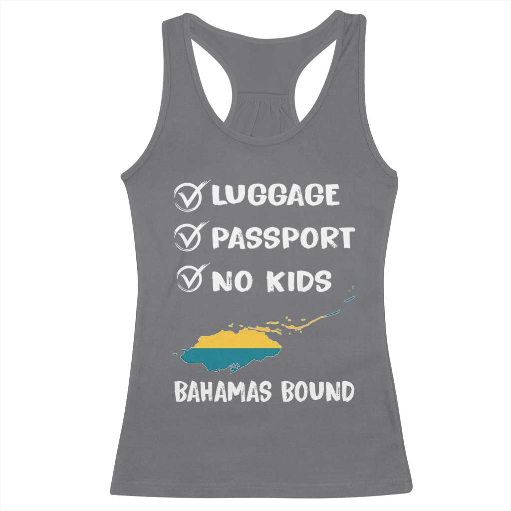 Bahamas Vacation Racerback Tank Top Funny Tropical Island Summer Travel TS10 Charcoal Print Your Wear