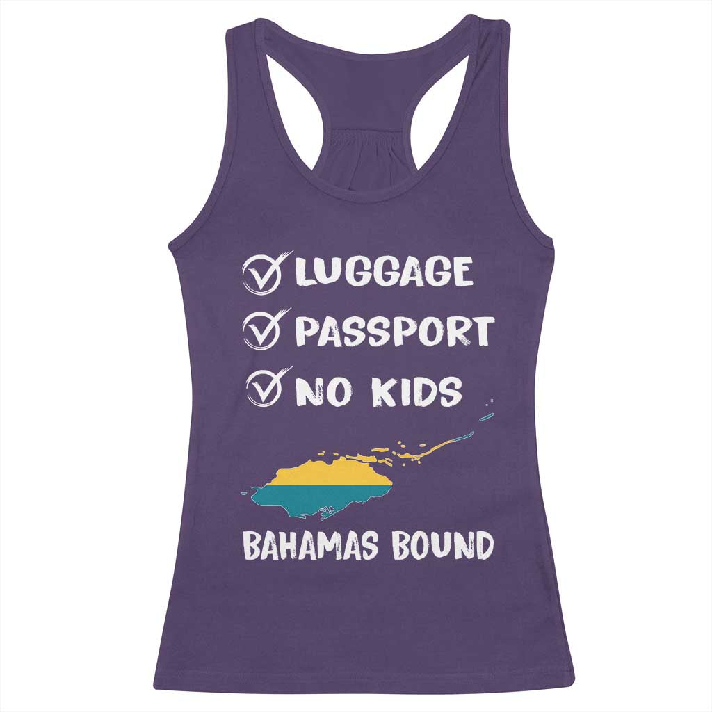 Bahamas Vacation Racerback Tank Top Funny Tropical Island Summer Travel TS10 Purple Print Your Wear