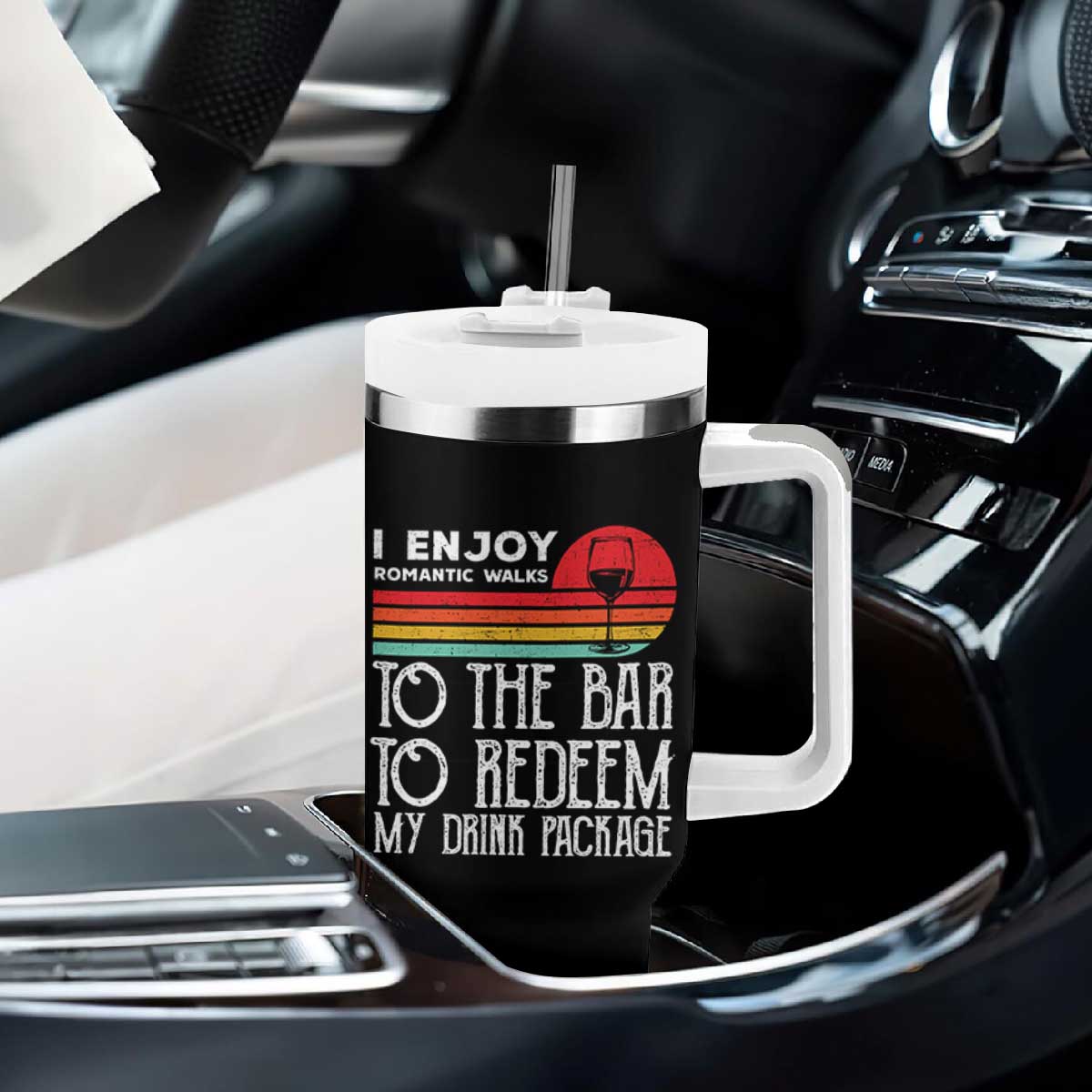 Funny Drinking Cruise Tumbler With Handle Funny Drink Package Summer Gift TS10 Print Your Wear