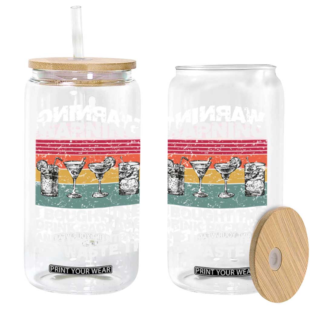 Funny Cruise Glass Can Warning I Bought The Drink Package Retro Vintage TS10 Print Your Wear
